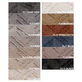 FLUMA Fluffy Chevron Panel Curtain